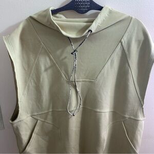 FREE PEOPLE MOVEMENT SLEEVELESS SWEATSHIRT, COWL, SZ S, NWOT